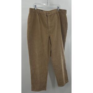 Lands'‎ End Corduroy Pants Women Size 22W Regular Straight Leg Comfort